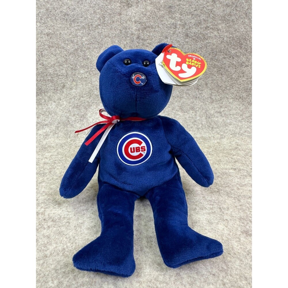 Ty Chicago Cubs Beanie Baby Bear 2017 MLB #41713 8.5" Authentic Hologram Tag
